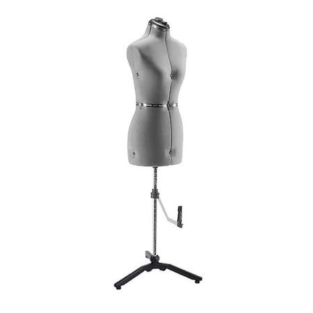 Family Dressform FAMILY DRESSFORM FN-S Family Small Adjustable Mannequin Dress Form Grey FN-S